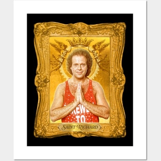 Saint Richard Simmons ))(( Retro Fitness Icon Design Posters and Art